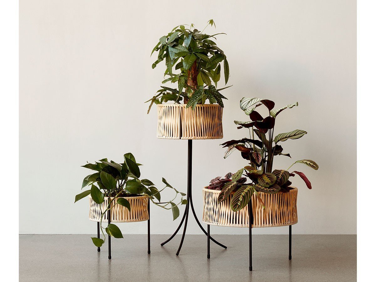 【オード コペンハーゲン/Audo Copenhagen / GOODS】のUmanoff Planter / ウマノフ プランター 高さ32.5cm 人気、トレンドファッション・服の通販 founy(ファニー) 　送料無料　Free Shipping　エレガント 上品　Elegant　コーティング　Coating　シンプル　Simple　パウダー　Powder　ラタン　Rattan　手編み　Hand Knitting　ホーム・キャンプ・アウトドア・お取り寄せ　Home,Garden,Outdoor,Camping Gear　家具・インテリア　Home Furniture & Interior. Stylish & Functional Living Spaces　その他 インテリア雑貨、家具　Furniture, Interior, Others　other-6|ID: prp329100002863713 ipo3291000000031499223