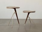 【オード コペンハーゲン/Audo Copenhagen / GOODS】のUmanoff Side Table / ウマノフ サイドテーブル トール 2サイズ展開です。左:トール(本商品)、右:ロー|ID: prp329100002863717 ipo3291000000037279959