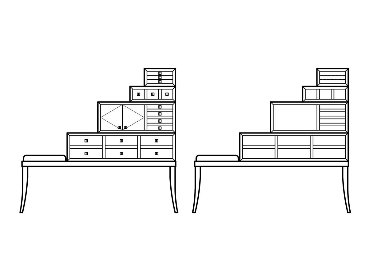【マツオカ/MATSUOKA / GOODS】のJEWELRY CHEST / ジュエリー チェスト インテリア・キッズ・メンズ・レディースファッション・服の通販 founy(ファニー) 　エレガント 上品　Elegant　クッション　Cushion, Throw Pillow　ジュエリー　Jewelry, Accessories　モダン　Modern, Contemporary　ホーム・キャンプ・アウトドア・お取り寄せ　Home Living / Home & Lifestyle / Camping Gear / Outdoor Camping　家具・インテリア　Home Furniture & Interior. Stylish & Functional Living Spaces　収納家具・キャビネット　Storage Furniture　チェスト・収納引き出し　Drawers / Storage Chest　引出しが16杯設けられています。|ID: prp329100002883776 ipo3291000000036857992