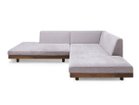 【マスターウォール/MASTERWAL / GOODS】のLAZY DANISH SOFA / レイジー デニッシュ ソファ ペニンシュラ 張地:ジョディ 03-3 ペールモーブ(ファブリック5)、フレーム:ウォールナット、背面位置:向かっ|ID: prp329100002883799 ipo3291000000030176203