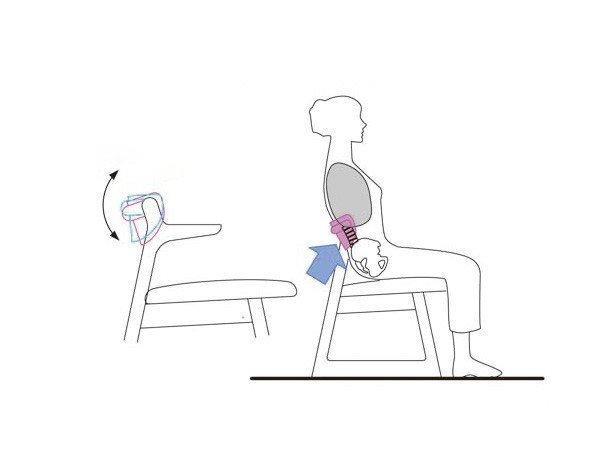 【フライミー ジャパン スタイル/FLYMEe Japan-Style / GOODS】のLOW CHAIR / ローチェア #111533 インテリア・キッズ・メンズ・レディースファッション・服の通販 founy(ファニー) 　送料無料　Free Shipping　シンプル　Simple　フィット　Fit　モダン　Modern　リラックス　Relax　ホーム・キャンプ・アウトドア・お取り寄せ　Home,Garden,Outdoor,Camping Gear　家具・インテリア　Furniture　チェア・椅子　Chair　ローチェア・座椅子　Low Chair/Seat Chair　回転構造の背もたれが背を支えることで、お尻が前にずれず、楽に座ることができます。|ID: prp329100002883816 ipo3291000000030235761