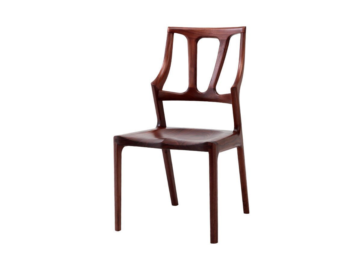【フライミー ジャパン スタイル/FLYMEe Japan-Style / GOODS】のDINING CHAIR / ダイニングチェア #111507 インテリア・キッズ・メンズ・レディースファッション・服の通販 founy(ファニー) 　オイル　Oil　フィット　Fit　リラックス　Relax　送料無料　Free Shipping　ホーム・キャンプ・アウトドア・お取り寄せ　Home,Garden,Outdoor,Camping Gear　家具・インテリア　Furniture　チェア・椅子　Chair　ダイニングチェア　Dining Chair　ウッド:ブラックウォールナット、塗装仕上げ:ウレタン塗装|ID: prp329100002883821 ipo3291000000030235848