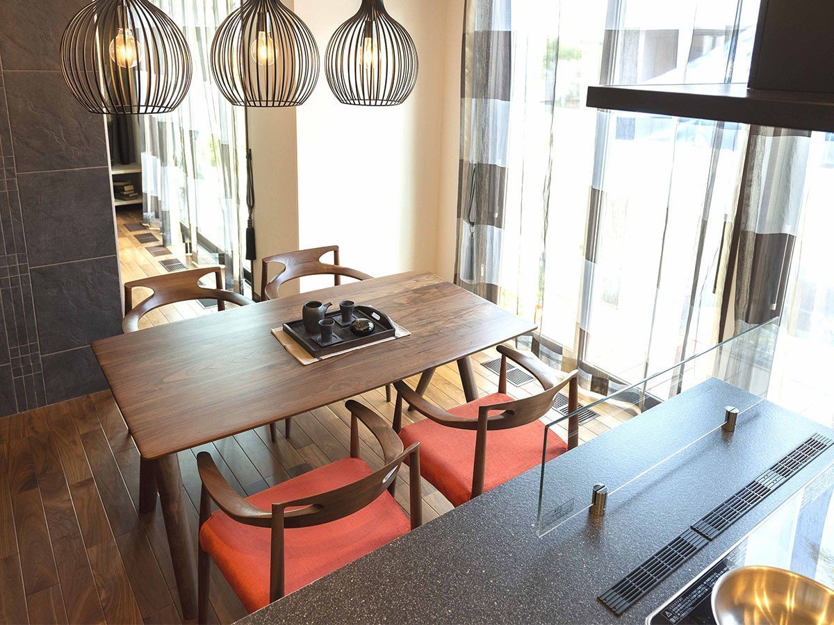 【フライミー ジャパン スタイル/FLYMEe Japan-Style / GOODS】のDINING CHAIR / ダイニングチェア #111553 インテリア・キッズ・メンズ・レディースファッション・服の通販 founy(ファニー) 　送料無料　Free Shipping　ファブリック　Fabric, Textile　フィット　Fit, Slim Fit　メッシュ　Mesh, Net Fabric　ラウンド　Round, Round Neck　ホーム・キャンプ・アウトドア・お取り寄せ　Home Living / Home & Lifestyle / Camping Gear / Outdoor Camping　家具・インテリア　Home Furniture & Interior. Stylish & Functional Living Spaces　チェア・椅子　Seating & Chairs　ダイニングチェア・木製チェア　Dining Chairs　「ブラックウォールナット」参考イメージ|ID: prp329100002883822 ipo3291000000035267139