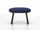 【ヴィトラ/Vitra / GOODS】のHAL Lounge Ottoman / ハル ラウンジオットマン 張地:コジー 2 21 ダークブルー(ファブリック F80)、脚部:ダークオーク|ID:prp329100002922192