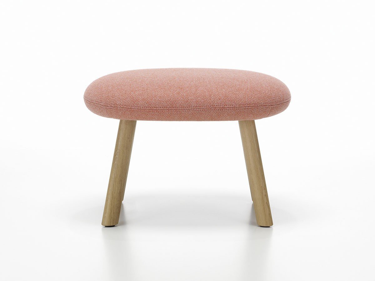 【ヴィトラ/Vitra / GOODS】のHAL Lounge Ottoman / ハル ラウンジオットマン インテリア・キッズ・メンズ・レディースファッション・服の通販 founy(ファニー) 　クッション　Cushion, Throw Pillow　コンパクト　Compact, Small Size　シンプル　Simple, Minimal　リラックス　Relax, Relaxed Fit　送料無料　Free Shipping　ホーム・キャンプ・アウトドア・お取り寄せ　Home Living / Home & Lifestyle / Camping Gear / Outdoor Camping　家具・インテリア　Home Furniture & Interior. Stylish & Functional Living Spaces　その他 インテリア雑貨、家具　Home Decor & Furniture Extras　張地:ジュメット 23 ペールローズ / コーラル(ファブリック F80)、脚部:ナチュラルオーク|ID: prp329100002922192 ipo3291000000030231706