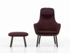 【ヴィトラ/Vitra / GOODS】のHAL Lounge Chair / ハル ラウンジチェア ルースクッション 張地:ボロ 69 マロン(ファブリック F60)、脚部:ダークオーク|ID:prp329100002922194