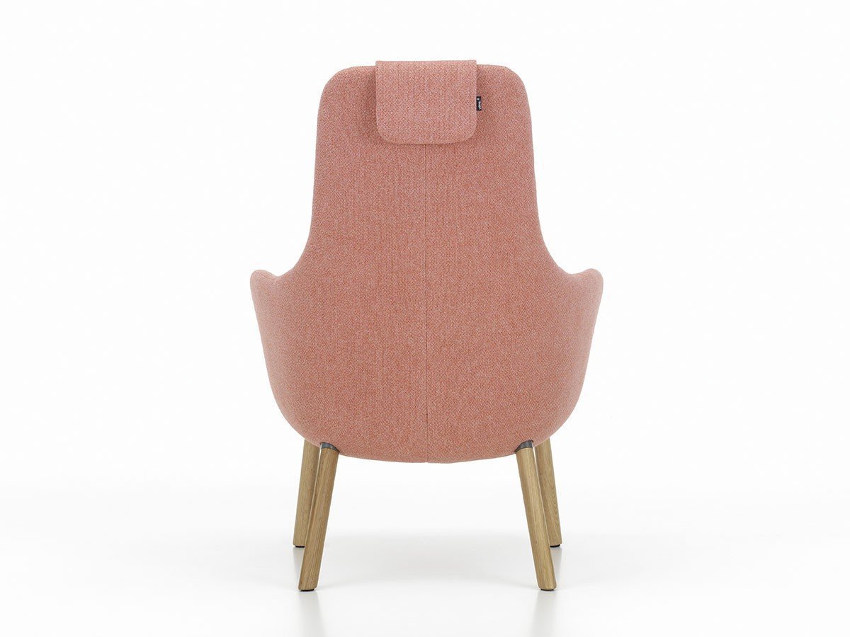 【ヴィトラ/Vitra / GOODS】のHAL Lounge Chair / ハル ラウンジチェア ルースクッション インテリア・キッズ・メンズ・レディースファッション・服の通販 founy(ファニー) 　クッション　Cushion　コンパクト　Compact　シンプル　Simple　リラックス　Relax　ホーム・キャンプ・アウトドア・お取り寄せ　Home,Garden,Outdoor,Camping Gear　家具・インテリア　Furniture　チェア・椅子　Chair　ラウンジチェア　Lounge Chair　張地:ジュメット 23 ペールローズ / コーラル(ファブリック F80)、脚部:ナチュラルオーク|ID: prp329100002922194 ipo3291000000019850339