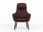 【ヴィトラ/Vitra / GOODS】のHAL Lounge Chair / ハル ラウンジチェア ルースクッション 張地:ボロ 69 マロン(ファブリック F60)、脚部:ダークオーク|ID:prp329100002922194