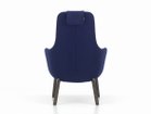 【ヴィトラ/Vitra / GOODS】のHAL Lounge Chair / ハル ラウンジチェア ルースクッション 張地:コジー 2 21 ダークブルー(ファブリック F80)、脚部:ダークオーク|ID:prp329100002922194