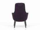 【ヴィトラ/Vitra / GOODS】のHAL Lounge Chair / ハル ラウンジチェア ルースクッション 張地:クレド 17 ブラック / オーバジーン(ファブリック F100)、脚部:ダークオーク|ID:prp329100002922194