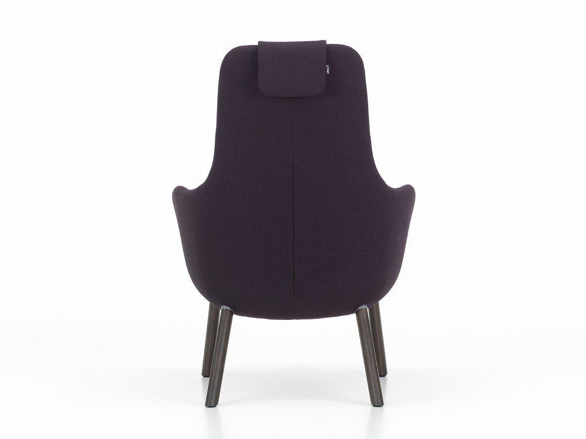 【ヴィトラ/Vitra / GOODS】のHAL Lounge Chair / ハル ラウンジチェア ルースクッション インテリア・キッズ・メンズ・レディースファッション・服の通販 founy(ファニー) 　クッション　Cushion　コンパクト　Compact　シンプル　Simple　リラックス　Relax　ホーム・キャンプ・アウトドア・お取り寄せ　Home,Garden,Outdoor,Camping Gear　家具・インテリア　Furniture　チェア・椅子　Chair　ラウンジチェア　Lounge Chair　張地:クレド 17 ブラック / オーバジーン(ファブリック F100)、脚部:ダークオーク|ID: prp329100002922194 ipo3291000000019850343