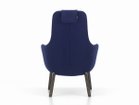 【ヴィトラ/Vitra / GOODS】のHAL Lounge Chair / ハル ラウンジチェア ルースクッション 張地:コジー 2 21 ダークブルー(ファブリック F80)、脚部:ダークオーク|ID: prp329100002922194 ipo3291000000030232886