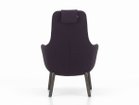 【ヴィトラ/Vitra / GOODS】のHAL Lounge Chair / ハル ラウンジチェア ルースクッション 張地:クレド 17 ブラック / オーバジーン(ファブリック F100)、脚部:ダークオーク|ID: prp329100002922194 ipo3291000000030232893