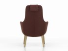 【ヴィトラ/Vitra / GOODS】のHAL Lounge Chair / ハル ラウンジチェア ルースクッション 張地:コジー 2 19 チェストナット(ファブリック F80)、脚部:ナチュラルオーク|ID: prp329100002922194 ipo3291000000034365908