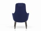 【ヴィトラ/Vitra / GOODS】のHAL Lounge Chair / ハル ラウンジチェア ルースクッション 張地:コジー 2 21 ダークブルー(ファブリック F80)、脚部:ダークオーク|ID: prp329100002922194 ipo3291000000034365910