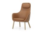 【ヴィトラ/Vitra / GOODS】のHAL Lounge Chair / ハル ラウンジチェア ルースクッション 張地:プレミアムレザー 97 コニャック(レザー L40)、脚部:ナチュラルオーク|ID: prp329100002922194 ipo3291000000034758253