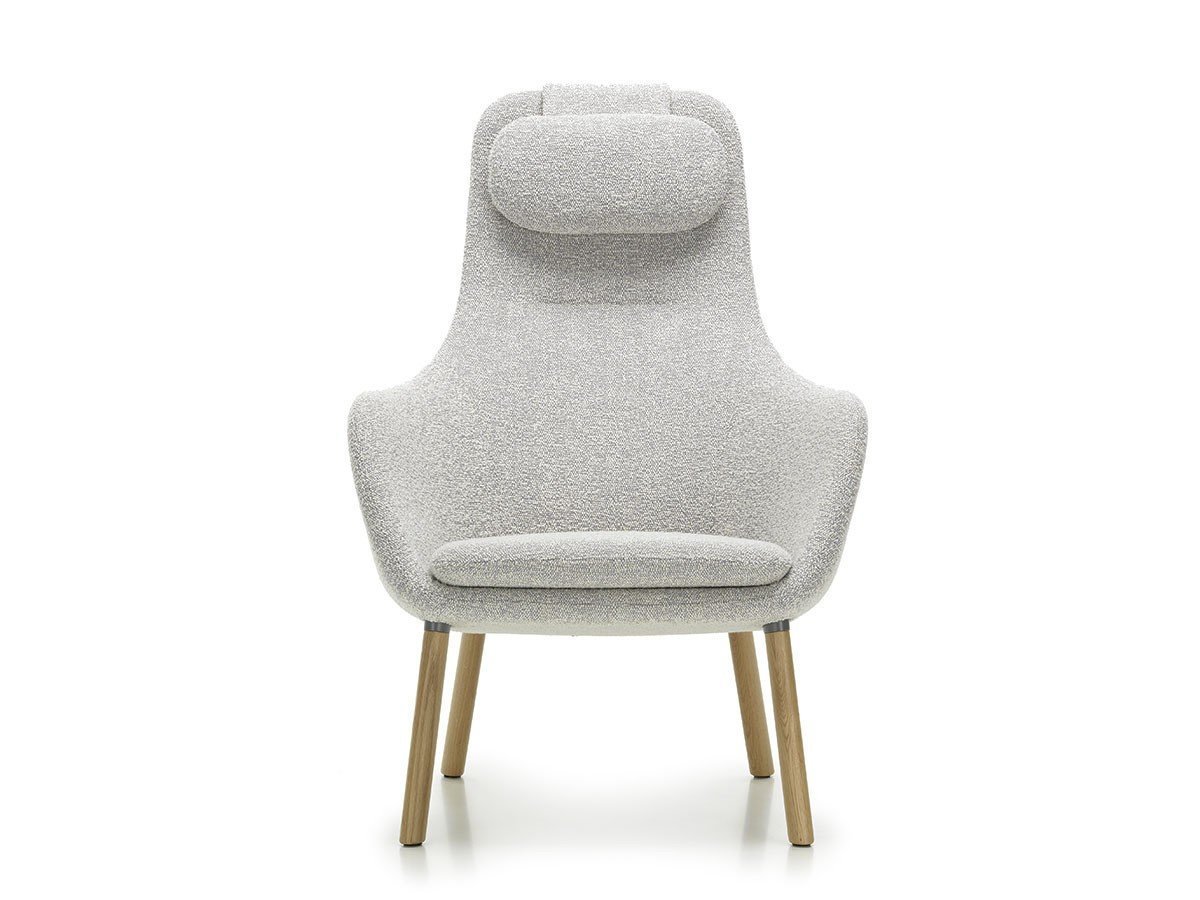 【ヴィトラ/Vitra / GOODS】のHAL Lounge Chair / ハル ラウンジチェア ルースクッション インテリア・キッズ・メンズ・レディースファッション・服の通販 founy(ファニー) 　クッション　Cushion, Throw Pillow　コンパクト　Compact, Small Size　シンプル　Simple, Minimal　リラックス　Relax, Relaxed Fit　ホーム・キャンプ・アウトドア・お取り寄せ　Home Living / Home & Lifestyle / Camping Gear / Outdoor Camping　家具・インテリア　Home Furniture & Interior. Stylish & Functional Living Spaces　チェア・椅子　Seating & Chairs　ラウンジチェア・リクライナー　Lounge Chairs / Recliners　張地:ヌビア 06 クリーム / シエラグレー(ファブリック F100)、脚部:ナチュラルオーク|ID: prp329100002922194 ipo3291000000035005174