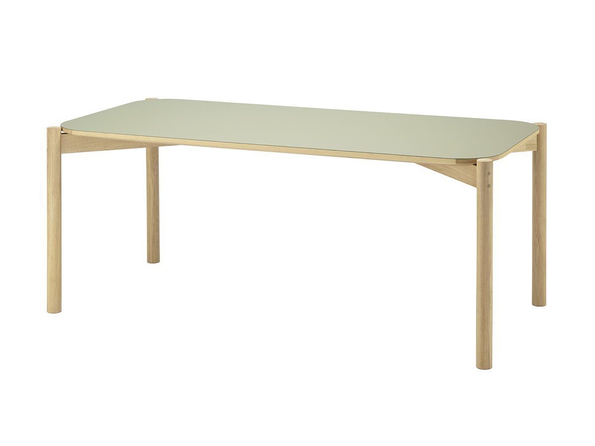 【カリモクニュースタンダード/KARIMOKU NEW STANDARD / GOODS】のCASTOR TABLE LINOLEUM 180 / キャストールテーブル リノリウム 180 人気、トレンドファッション・服の通販 founy(ファニー) 　シンプル　Simple　スマート　Smart　テーブル　Table　デスク　Desk　ホーム・キャンプ・アウトドア・お取り寄せ　Home,Garden,Outdoor,Camping Gear　家具・インテリア　Furniture　テーブル　Table　ダイニングテーブル　Dining Table　 other-1|ID: prp329100002939694 ipo3291000000019961701