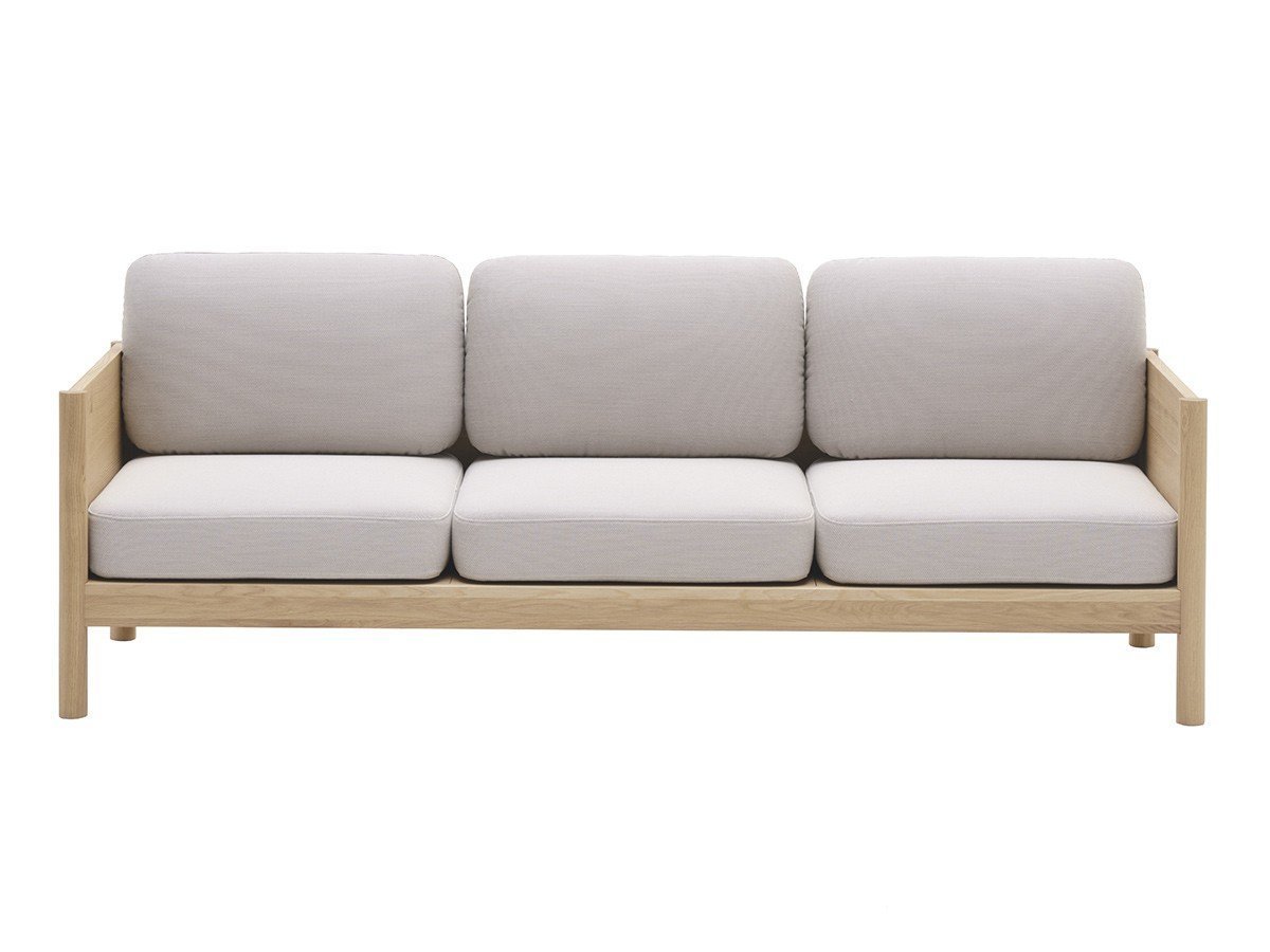 【カリモクニュースタンダード/KARIMOKU NEW STANDARD / GOODS】のCASTOR LOBBY SOFA 3-SEATER / キャストール ロビーソファー 3シーター インテリア・キッズ・メンズ・レディースファッション・服の通販 founy(ファニー) 　エレガント 上品　Elegant　クッション　Cushion　テーブル　Table　ファブリック　Fabric　フレーム　Flame　ホーム・キャンプ・アウトドア・お取り寄せ　Home,Garden,Outdoor,Camping Gear　家具・インテリア　Furniture　ソファー　Sofa　張地:B786 ベージュ(クヴァドラ・スティールカット トリオ 3)|ID: prp329100002939699 ipo3291000000019961716