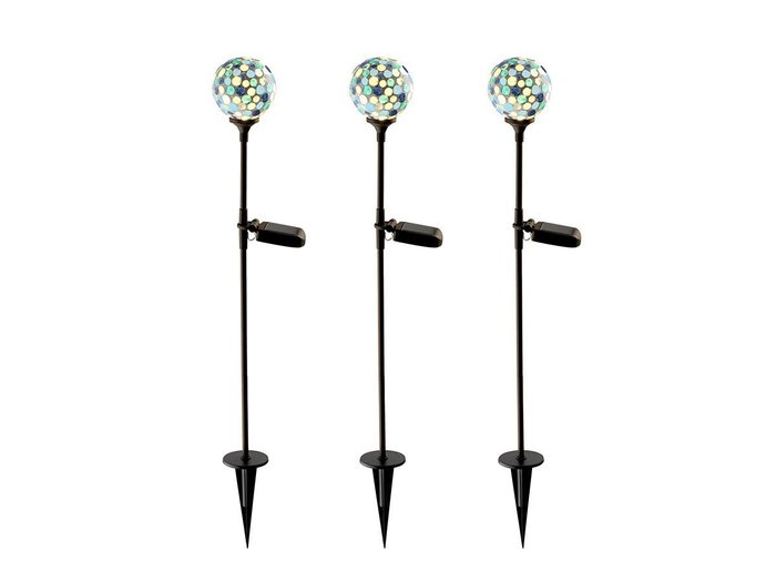 【フライミーパーラー/FLYMEe Parlor / GOODS】のGarden Light / ガーデンライト 3個セット #112249 インテリア・キッズ・メンズ・レディースファッション・服の通販 founy(ファニー) https://founy.com/ ガラス Glass, Glassware ガーデン Garden, Gardening ハンド Hand, Handmade モザイク Mosaic, Geometric Pattern ホーム・キャンプ・アウトドア・お取り寄せ Home Living / Home & Lifestyle / Camping Gear / Outdoor Camping 家具・インテリア Home Furniture & Interior. Stylish & Functional Living Spaces ライト・照明 Lamps & Lighting Fixtures |ID: prp329100002948051 ipo3291000000030225420