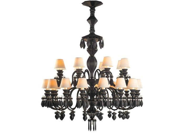 【リヤドロ/LLADRO / GOODS】のBelle de Nuit Chandelier 24 / ベル・ドゥ・ニュイ シャンデリア 24灯 インテリア・キッズ・メンズ・レディースファッション・服の通販 founy(ファニー) https://founy.com/ 送料無料 Free Shipping エレガント 上品 Elegant コレクション Collection フォルム Form レース Race 透かし Watermark ホーム・キャンプ・アウトドア・お取り寄せ Home,Garden,Outdoor,Camping Gear 家具・インテリア Furniture ライト・照明 Lighting & Light Fixtures シャンデリア Chandelier |ID: prp329100003012066 ipo3291000000030215223