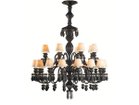 【リヤドロ/LLADRO / GOODS】のBelle de Nuit Chandelier 24 / ベル・ドゥ・ニュイ シャンデリア 24灯 アブソルートブラック|ID: prp329100003012066 ipo3291000000034474512