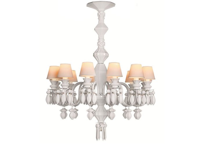 【リヤドロ/LLADRO / GOODS】のBelle de Nuit Chandelier 12 / ベル・ドゥ・ニュイ シャンデリア 12灯 インテリア・キッズ・メンズ・レディースファッション・服の通販 founy(ファニー) https://founy.com/ エレガント 上品 Elegant コレクション Collection, Seasonal Line シルバー Silver, Metallic Silver 透かし Cut-Out, Lacework フォルム Silhouette, Form レース Lace, Lace Fabric 送料無料 Free Shipping ホーム・キャンプ・アウトドア・お取り寄せ Home Living / Home & Lifestyle / Camping Gear / Outdoor Camping 家具・インテリア Home Furniture & Interior. Stylish & Functional Living Spaces ライト・照明 Lamps & Lighting Fixtures シャンデリア・クリスタル照明 Chandelier / Crystal Ceiling Light |ID: prp329100003012067 ipo3291000000033331350