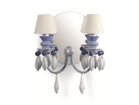 【リヤドロ/LLADRO / GOODS】のBelle de Nuit Wall Light 2 / ベル・ドゥ・ニュイ ウォールライト 2灯 ブルー|ID: prp329100003012072 ipo3291000000030215589