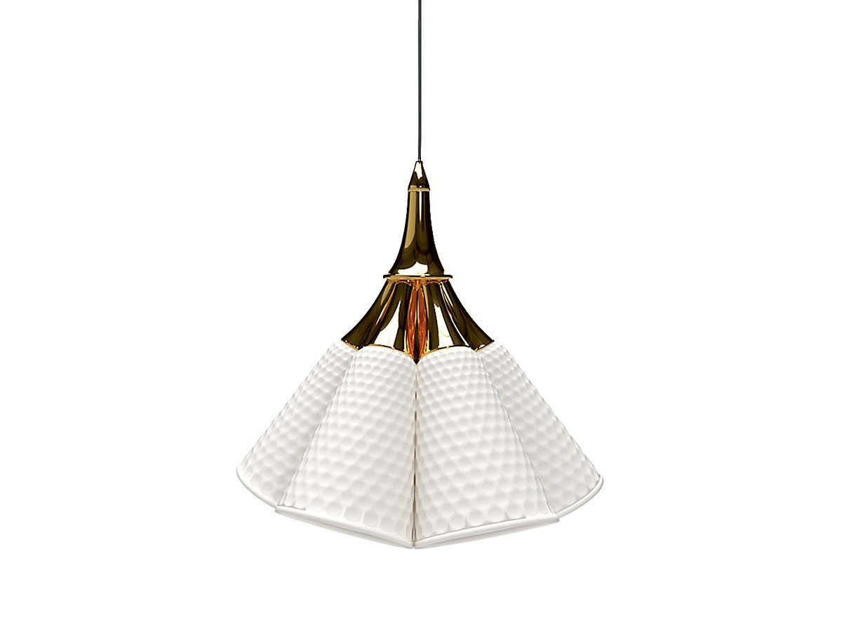 【リヤドロ/LLADRO / GOODS】のJamz Hanging Lamp / ジャムズ ハンギングランプ インテリア・キッズ・メンズ・レディースファッション・服の通販 founy(ファウニー) 　送料無料　Free Shipping　コレクション　Collection, Seasonal Line　シェイプ　Shape, Slim Fit　フォルム　Silhouette, Form　メタル　Metal, Metal Parts　ホーム・キャンプ・アウトドア・お取り寄せ　Home Living / Home & Lifestyle / Camping Gear / Outdoor Camping　家具・インテリア　Home Furniture & Interior. Stylish & Functional Living Spaces　ライト・照明　Lamps & Lighting Fixtures　ペンダントライト・吊り下げ照明　Pendant Light / Hanging Light Fixture　ゴールド|ID: prp329100003012074 ipo3291000000037077608