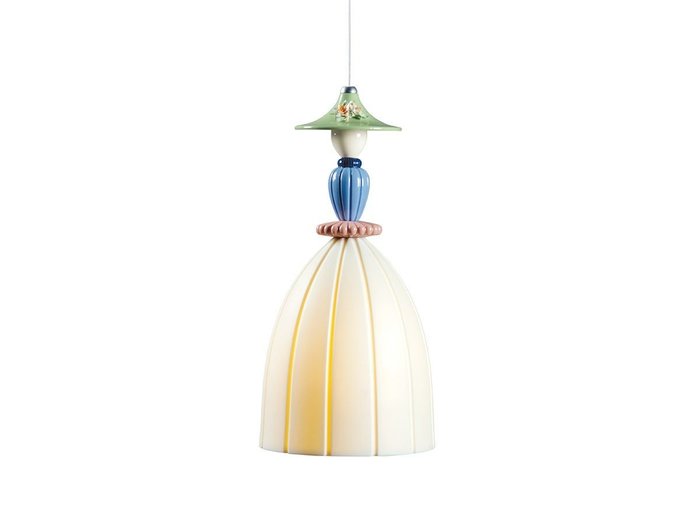 【リヤドロ/LLADRO / GOODS】のMademoiselle Hanging Lamp / マドモワゼル ハンギングランプ ダニエラ インテリア・キッズ・メンズ・レディースファッション・服の通販 founy(ファニー) https://founy.com/ 送料無料 Free Shipping カラフル Colorful ドレス Dress フラワー Flower モチーフ Motif 帽子 Hat ホーム・キャンプ・アウトドア・お取り寄せ Home,Garden,Outdoor,Camping Gear 家具・インテリア Furniture ライト・照明 Lighting & Light Fixtures ペンダントライト Pendant Light |ID: prp329100003012076 ipo3291000000030215720