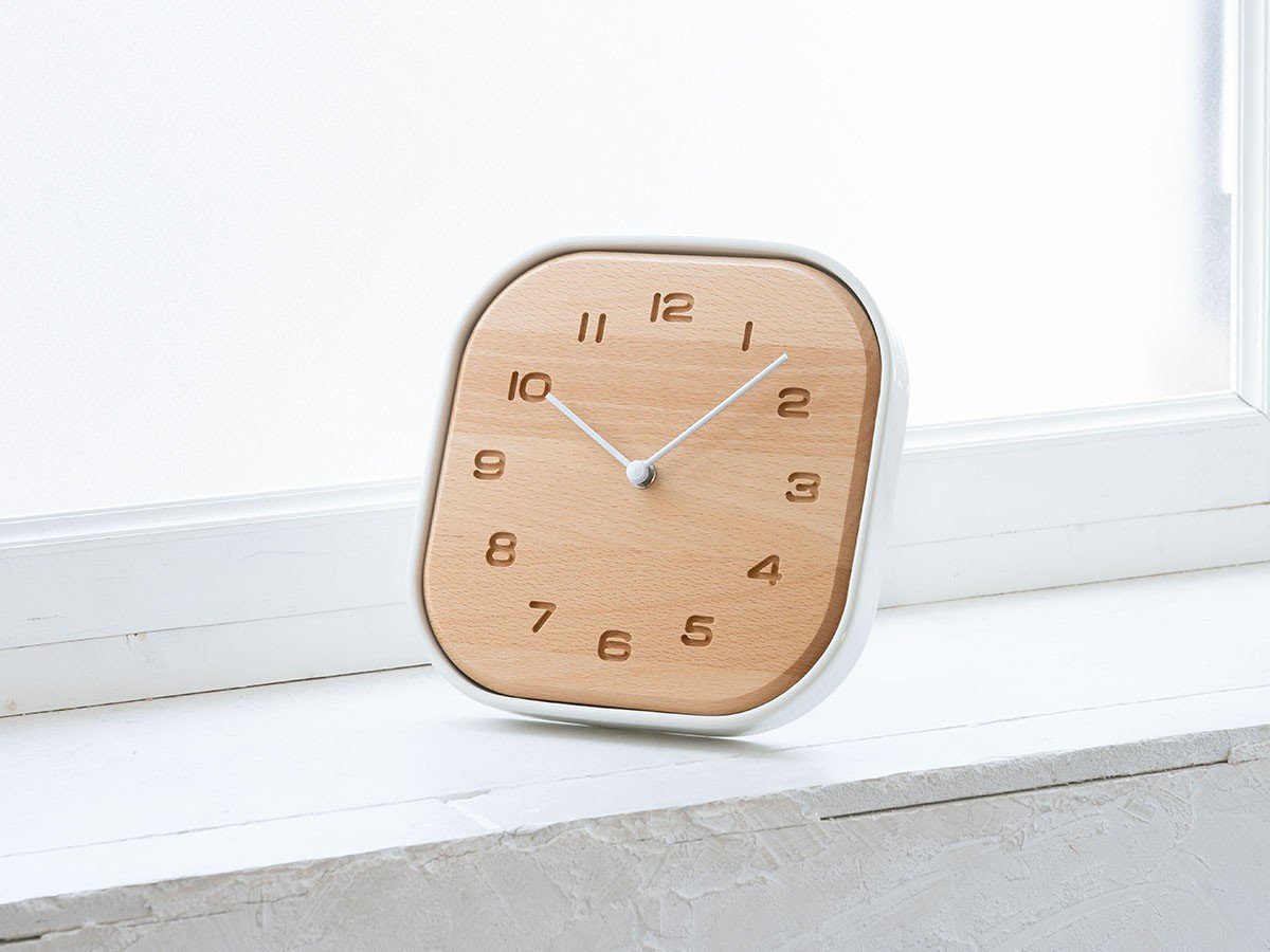 【フライミー ヴェール/FLYMEe vert / GOODS】のWall Clock / ウォールクロック #112400 インテリア・キッズ・メンズ・レディースファッション・服の通販 founy(ファニー) 　送料無料　Free Shipping　フレーム　Flame　時計　Clock　ホーム・キャンプ・アウトドア・お取り寄せ　Home,Garden,Outdoor,Camping Gear　家具・インテリア　Furniture　その他 インテリア雑貨、家具　Furniture, Interior, Others　白磁|ID: prp329100003012087 ipo3291000000030215975