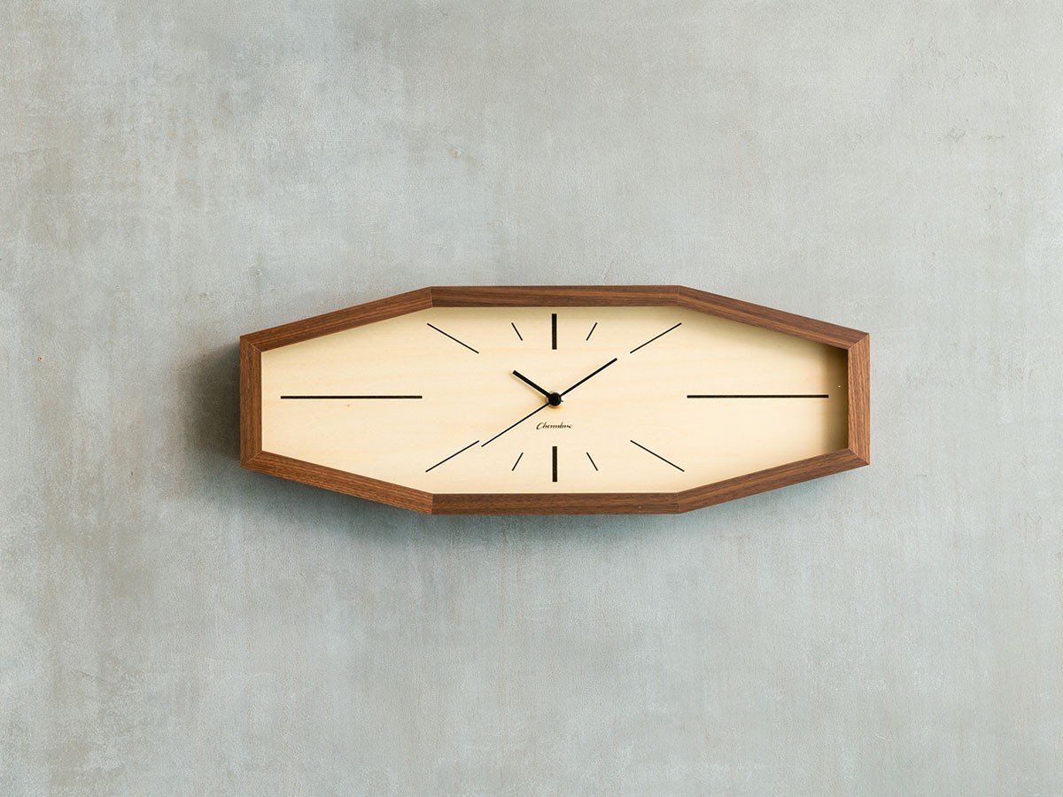 【フライミー ヴェール/FLYMEe vert / GOODS】のWall Clock / ウォールクロック #112394 インテリア・キッズ・メンズ・レディースファッション・服の通販 founy(ファニー) 　送料無料　Free Shipping　シンプル　Simple　ビーチ　Beach　時計　Clock　ホーム・キャンプ・アウトドア・お取り寄せ　Home,Garden,Outdoor,Camping Gear　家具・インテリア　Furniture　その他 インテリア雑貨、家具　Furniture, Interior, Others　ウォルナット|ID: prp329100003012090 ipo3291000000030216172