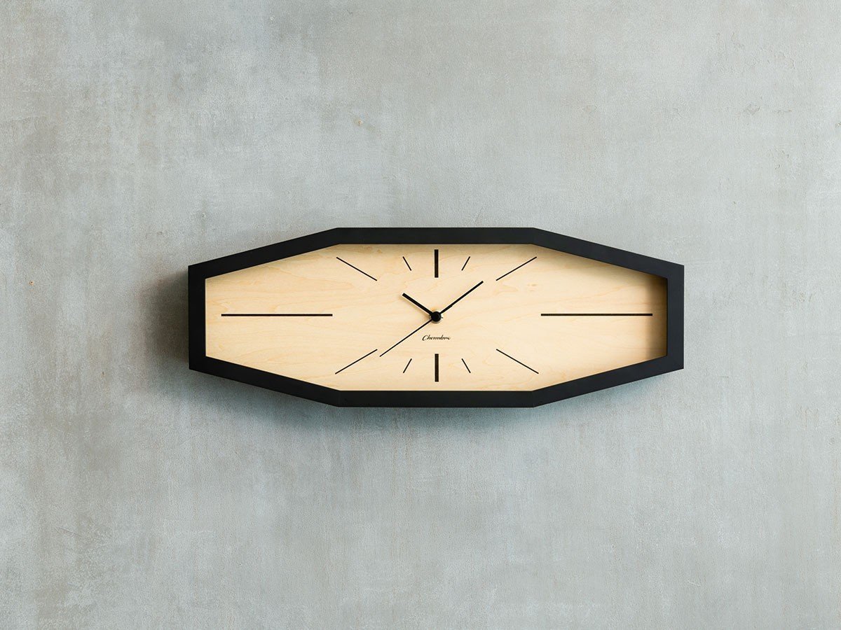 【フライミー ヴェール/FLYMEe vert / GOODS】のWall Clock / ウォールクロック #112394 インテリア・キッズ・メンズ・レディースファッション・服の通販 founy(ファニー) 　送料無料　Free Shipping　シンプル　Simple　ビーチ　Beach　時計　Clock　ホーム・キャンプ・アウトドア・お取り寄せ　Home,Garden,Outdoor,Camping Gear　家具・インテリア　Furniture　その他 インテリア雑貨、家具　Furniture, Interior, Others　マットブラック|ID: prp329100003012090 ipo3291000000030216182