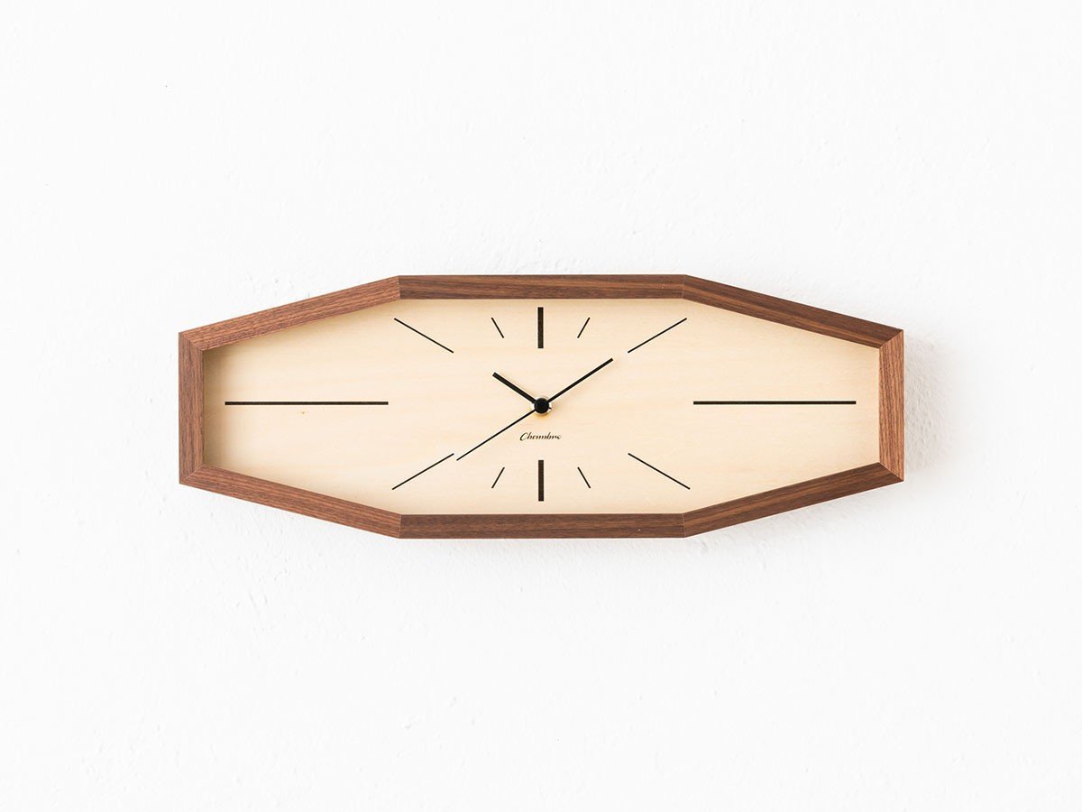 【フライミー ヴェール/FLYMEe vert / GOODS】のWall Clock / ウォールクロック #112394 インテリア・キッズ・メンズ・レディースファッション・服の通販 founy(ファニー) 　送料無料　Free Shipping　シンプル　Simple　ビーチ　Beach　時計　Clock　ホーム・キャンプ・アウトドア・お取り寄せ　Home,Garden,Outdoor,Camping Gear　家具・インテリア　Furniture　その他 インテリア雑貨、家具　Furniture, Interior, Others　ウォルナット|ID: prp329100003012090 ipo3291000000030216190
