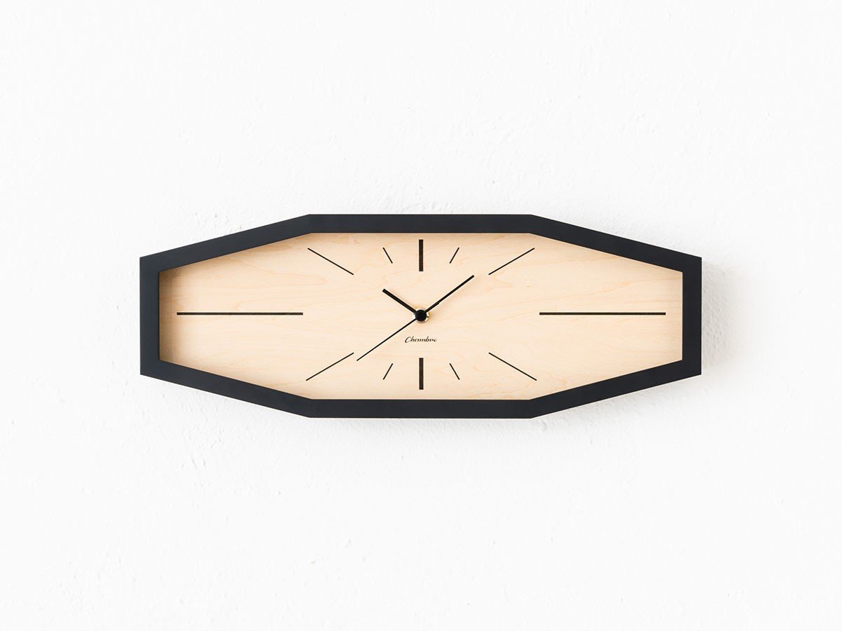 【フライミー ヴェール/FLYMEe vert / GOODS】のWall Clock / ウォールクロック #112394 インテリア・キッズ・メンズ・レディースファッション・服の通販 founy(ファニー) 　送料無料　Free Shipping　シンプル　Simple　ビーチ　Beach　時計　Clock　ホーム・キャンプ・アウトドア・お取り寄せ　Home,Garden,Outdoor,Camping Gear　家具・インテリア　Furniture　その他 インテリア雑貨、家具　Furniture, Interior, Others　マットブラック|ID: prp329100003012090 ipo3291000000030216197