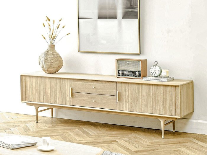 【サンダーデザイン/XANDER DESIGNS / GOODS】のJULIE TV BOARD 2000 WHITE OAK / ジュリー テレビボード 2000(ホワイトオーク) インテリア・キッズ・メンズ・レディースファッション・服の通販 founy(ファニー) https://founy.com/ ヴィンテージ Vintage コレクション Collection コンパクト Compact フォルム Form レトロ Retro エレガント 上品 Elegant ホーム・キャンプ・アウトドア・お取り寄せ Home,Garden,Outdoor,Camping Gear 家具・インテリア Furniture テレビボード・テレビ台 TV Stand テレビボード Tv Board |ID: prp329100003014237 ipo3291000000030214921