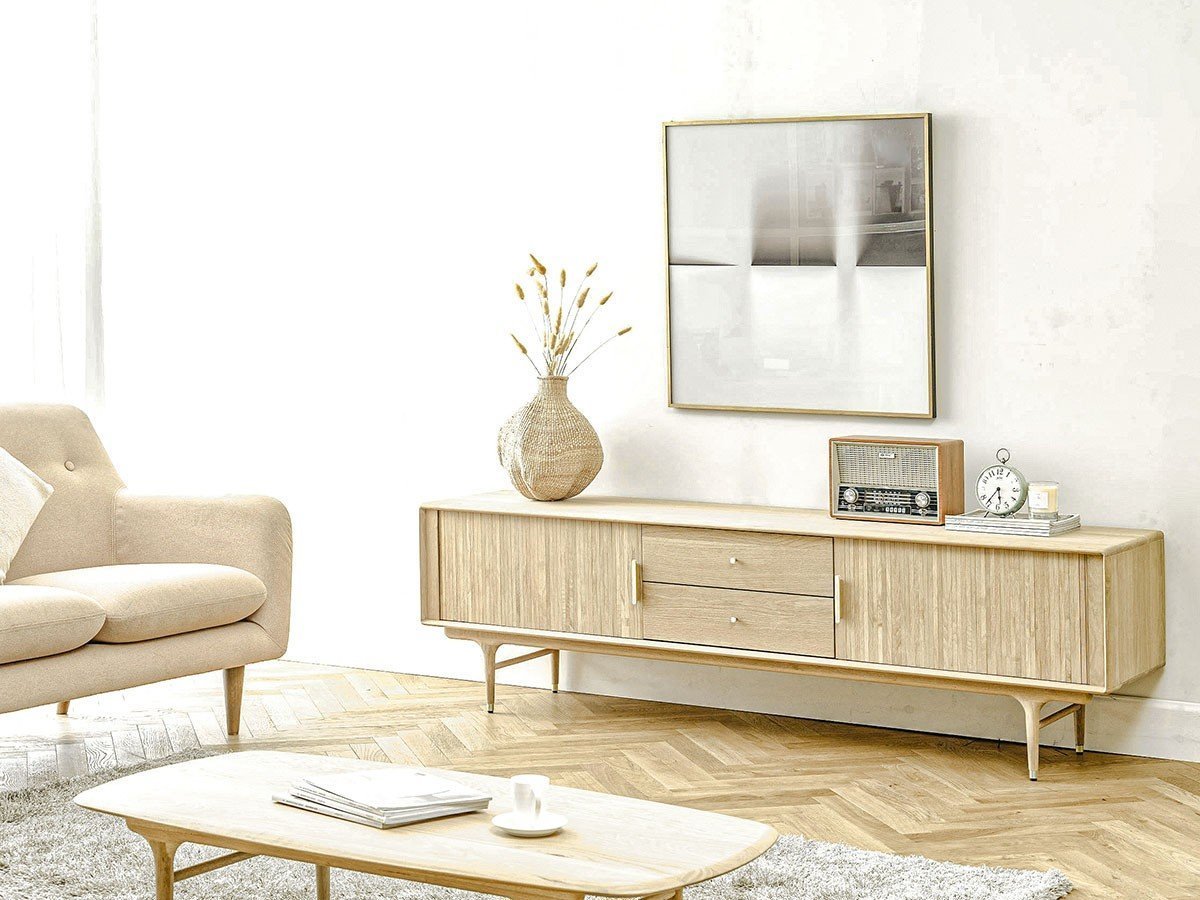 【サンダーデザイン/XANDER DESIGNS / GOODS】のJULIE TV BOARD 2000 WHITE OAK / ジュリー テレビボード 2000(ホワイトオーク) 人気、トレンドファッション・服の通販 founy(ファニー) 　ヴィンテージ　Vintage　コレクション　Collection　コンパクト　Compact　フォルム　Form　レトロ　Retro　エレガント 上品　Elegant　ホーム・キャンプ・アウトドア・お取り寄せ　Home,Garden,Outdoor,Camping Gear　家具・インテリア　Home Furniture & Interior. Stylish & Functional Living Spaces　テレビボード・テレビ台　TV Stand　テレビボード　Tv Board　other-4|ID: prp329100003014237 ipo3291000000031497157