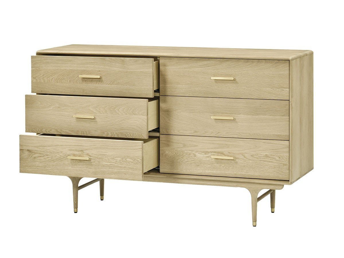 【サンダーデザイン/XANDER DESIGNS / GOODS】のJULIE LOW CHEST WHITE OAK / ジュリー ローチェスト(ホワイトオーク) 人気、トレンドファッション・服の通販 founy(ファニー) 　コレクション　Collection　フォルム　Form　ヴィンテージ　Vintage　エレガント 上品　Elegant　ホーム・キャンプ・アウトドア・お取り寄せ　Home,Garden,Outdoor,Camping Gear　家具・インテリア　Home Furniture & Interior. Stylish & Functional Living Spaces　収納家具・キャビネット　Storage Furniture　チェスト　Chest　other-3|ID: prp329100003014241 ipo3291000000031497174