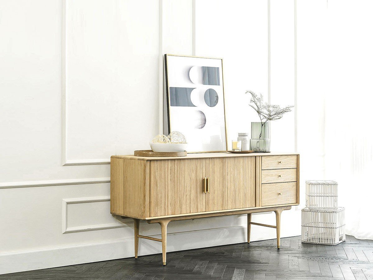 【サンダーデザイン/XANDER DESIGNS / GOODS】のJULIE SIDEBOARD WHITE OAK / ジュリー サイドボード(ホワイトオーク) 人気、トレンドファッション・服の通販 founy(ファニー) 　コレクション　Collection　コンパクト　Compact　フォルム　Form　レトロ　Retro　ヴィンテージ　Vintage　エレガント 上品　Elegant　ホーム・キャンプ・アウトドア・お取り寄せ　Home,Garden,Outdoor,Camping Gear　家具・インテリア　Home Furniture & Interior. Stylish & Functional Living Spaces　収納家具・キャビネット　Storage Furniture　キャビネット　Cabinet　ホーム・キャンプ・アウトドア・お取り寄せ　Home,Garden,Outdoor,Camping Gear　家具・インテリア　Home Furniture & Interior. Stylish & Functional Living Spaces　収納家具・キャビネット　Storage Furniture　サイドボード　Sideboard　other-4|ID: prp329100003014242 ipo3291000000031497180