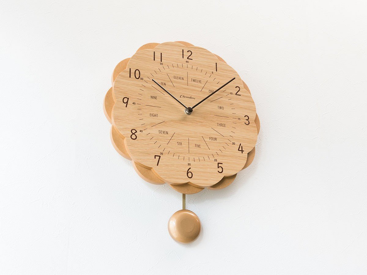 【フライミー ヴェール/FLYMEe vert / GOODS】のWall Clock / 振り子時計 #112400 インテリア・キッズ・メンズ・レディースファッション・服の通販 founy(ファニー) 　送料無料　Free Shipping　モチーフ　Motif　時計　Clock　ホーム・キャンプ・アウトドア・お取り寄せ　Home,Garden,Outdoor,Camping Gear　家具・インテリア　Furniture　その他 インテリア雑貨、家具　Furniture, Interior, Others　オーク|ID: prp329100003014243 ipo3291000000030215116