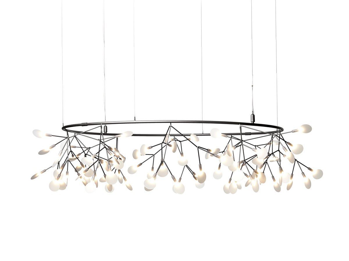 【モーイ/moooi / GOODS】のHeracleum III Small Big O / ヘラクレウム 3 スモール ビッグ オー インテリア・キッズ・メンズ・レディースファッション・服の通販 founy(ファニー) 　送料無料　Free Shipping　ビッグ　Big　フレーム　Flame　モチーフ　Motif　ワイヤー　Wire　ホーム・キャンプ・アウトドア・お取り寄せ　Home,Garden,Outdoor,Camping Gear　家具・インテリア　Furniture　ライト・照明　Lighting & Light Fixtures　ペンダントライト　Pendant Light　ニッケル|ID: prp329100003069676 ipo3291000000020903707