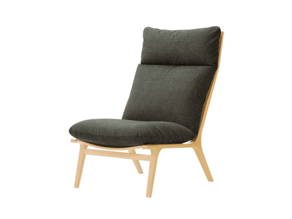 【天童木工/Tendo Mokko / GOODS】のDAN Easy Chair / ダン イージーチェア 肘なし インテリア・キッズ・メンズ・レディースファッション・服の通販 founy(ファニー) 　クッション　Cushion, Throw Pillow　シンプル　Simple, Minimal　フレーム　Frame, Outline　ホーム・キャンプ・アウトドア・お取り寄せ　Home Living / Home & Lifestyle / Camping Gear / Outdoor Camping　家具・インテリア　Home Furniture & Interior. Stylish & Functional Living Spaces　チェア・椅子　Seating & Chairs　ラウンジチェア・リクライナー　Lounge Chairs / Recliners　張地:カッセル C0595 グレー(グレードC)、フレームナチュラル|ID: prp329100003088310 ipo3291000000034807674