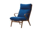 【天童木工/Tendo Mokko / GOODS】のDAN Easy Chair / ダン イージーチェア 両肘 張地:カッセル C0557 ダークブルー(グレードC)、フレームブラウンウォールナット|ID:prp329100003088311