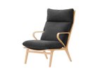 【天童木工/Tendo Mokko / GOODS】のDAN Easy Chair / ダン イージーチェア 両肘 張地:カッセル C0595 グレー(グレードC)、フレームナチュラル|ID:prp329100003088311