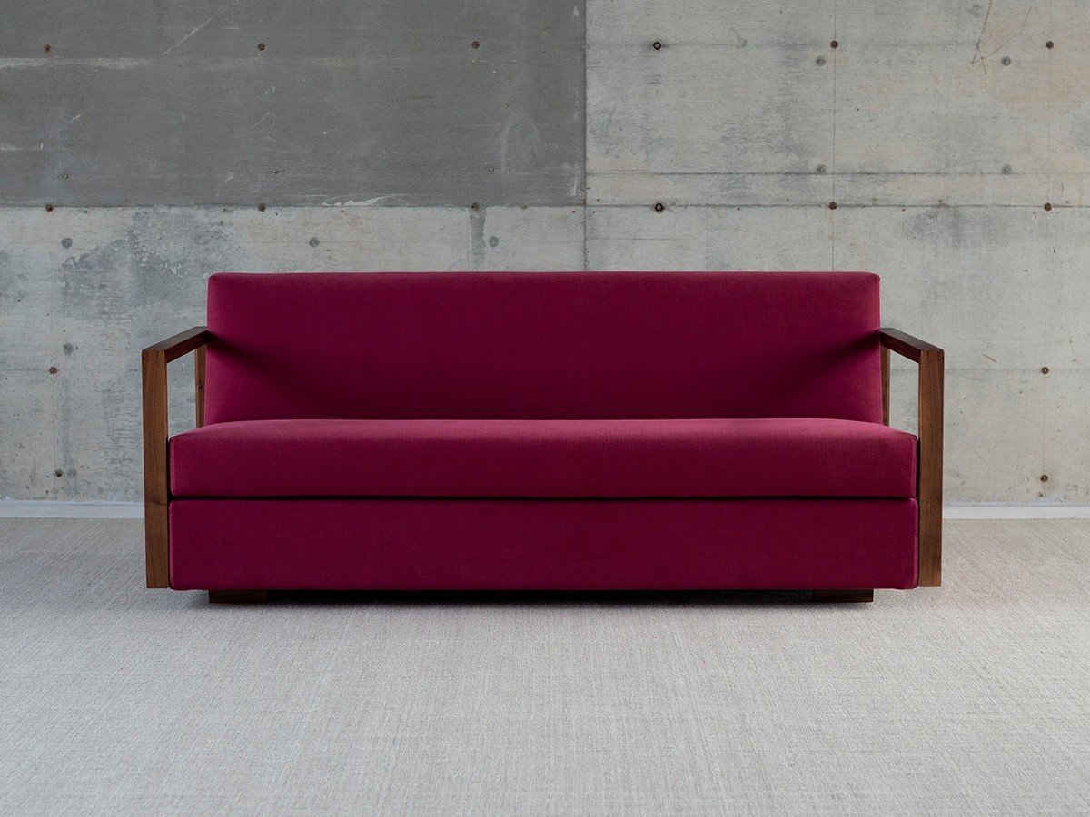 【ヌースプロジェクツ/NOUS PROJECTS / GOODS】のMARUCO SOFA / マルコ ソファ インテリア・キッズ・メンズ・レディースファッション・服の通販 founy(ファニー) 　おすすめ　Recommend　クッション　Cushion　コンパクト　Compact　スクエア　Square　フィット　Fit　フレーム　Flame　モダン　Modern　ホーム・キャンプ・アウトドア・お取り寄せ　Home,Garden,Outdoor,Camping Gear　家具・インテリア　Furniture　ソファー　Sofa　張地:カレイド 1459(クラス III)、フレーム:ウォルナット、サイズ:幅170cm|ID: prp329100003090416 ipo3291000000021035397