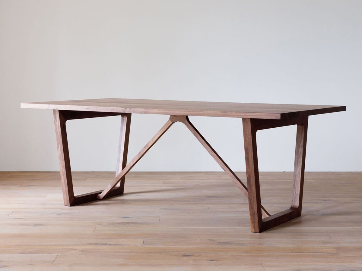 【ヒラシマ/HIRASHIMA / GOODS】のELEVATO Dining Table / エレヴァート ダイニングテーブル インテリア・キッズ・メンズ・レディースファッション・服の通販 founy(ファニー) 　シンプル　Simple　テーブル　Table　フォルム　Form　ホーム・キャンプ・アウトドア・お取り寄せ　Home,Garden,Outdoor,Camping Gear　家具・インテリア　Furniture　テーブル　Table　ダイニングテーブル　Dining Table　ウッド:ウォールナット、サイズ:幅196cm|ID: prp329100003105125 ipo3291000000021087206