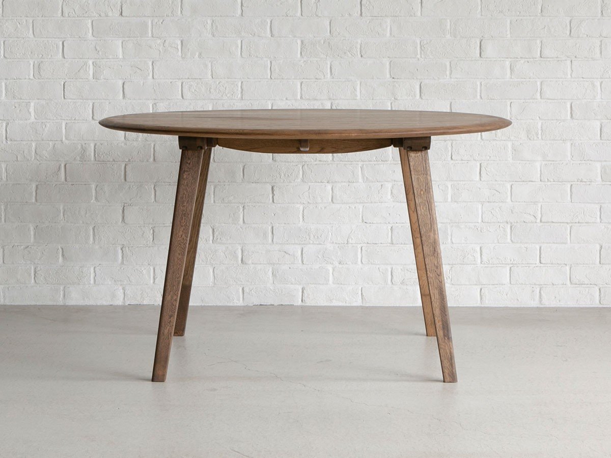 【クラッシュゲート/CRASH GATE / GOODS】のDECKE DINING TABLE / デッケ ダイニングテーブル 丸型 直径123cm(WF-2 / ブラウン) 人気、トレンドファッション・服の通販 founy(ファニー) 　オイル　Oil　シンプル　Simple　テーブル　Table　バランス　Balance　フォルム　Form　ラウンド　Round　ホーム・キャンプ・アウトドア・お取り寄せ　Home,Garden,Outdoor,Camping Gear　家具・インテリア　Furniture　テーブル　Table　ダイニングテーブル　Dining Table　other-3|ID: prp329100003111846 ipo3291000000031495965