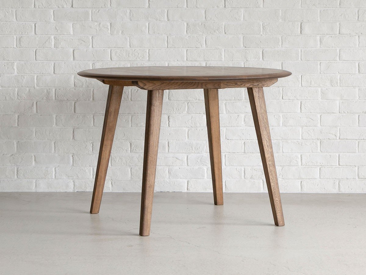 【クラッシュゲート/CRASH GATE / GOODS】のDECKE DINING TABLE / デッケ ダイニングテーブル 丸型 直径103cm(WF-2 / ブラウン) 人気、トレンドファッション・服の通販 founy(ファニー) 　オイル　Oil　コンパクト　Compact　シンプル　Simple　テーブル　Table　バランス　Balance　フォルム　Form　ラウンド　Round　ホーム・キャンプ・アウトドア・お取り寄せ　Home,Garden,Outdoor,Camping Gear　家具・インテリア　Furniture　テーブル　Table　ダイニングテーブル　Dining Table　ホーム・キャンプ・アウトドア・お取り寄せ　Home,Garden,Outdoor,Camping Gear　家具・インテリア　Furniture　テーブル　Table　カフェテーブル　Cafe Table　other-2|ID: prp329100003111847 ipo3291000000031495969