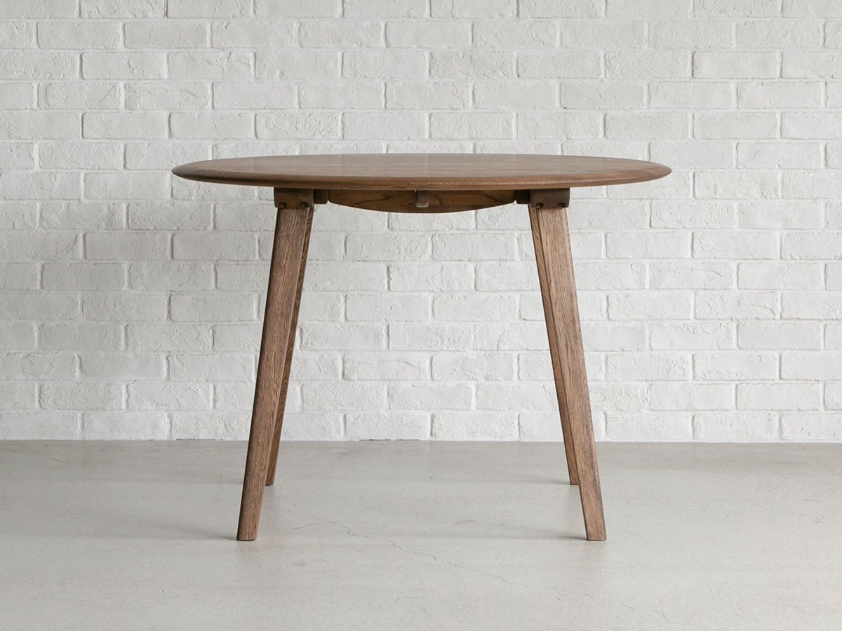 【クラッシュゲート/CRASH GATE / GOODS】のDECKE DINING TABLE / デッケ ダイニングテーブル 丸型 直径103cm(WF-2 / ブラウン) 人気、トレンドファッション・服の通販 founy(ファニー) 　オイル　Oil　コンパクト　Compact　シンプル　Simple　テーブル　Table　バランス　Balance　フォルム　Form　ラウンド　Round　ホーム・キャンプ・アウトドア・お取り寄せ　Home,Garden,Outdoor,Camping Gear　家具・インテリア　Furniture　テーブル　Table　ダイニングテーブル　Dining Table　ホーム・キャンプ・アウトドア・お取り寄せ　Home,Garden,Outdoor,Camping Gear　家具・インテリア　Furniture　テーブル　Table　カフェテーブル　Cafe Table　other-3|ID: prp329100003111847 ipo3291000000031495970