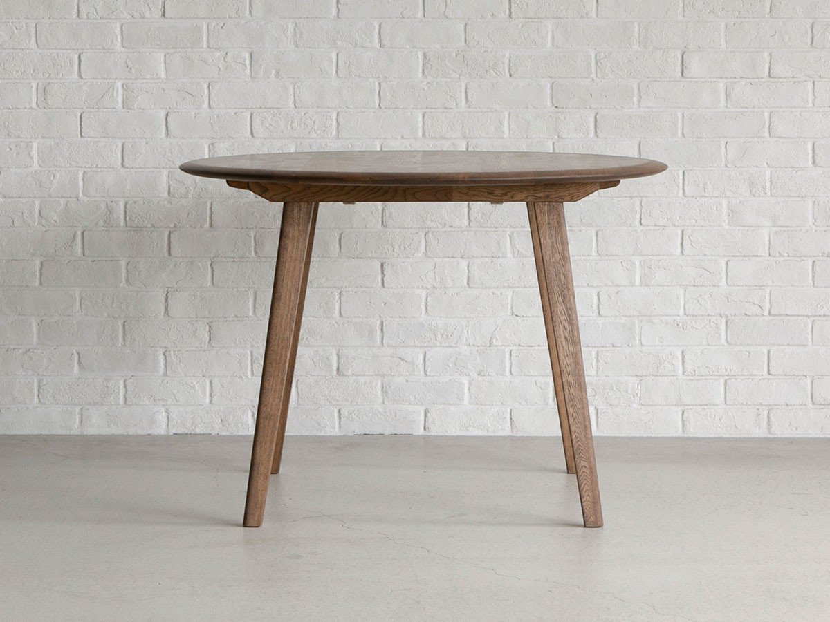 【クラッシュゲート/CRASH GATE / GOODS】のDECKE DINING TABLE / デッケ ダイニングテーブル 丸型 直径103cm(WF-2 / ブラウン) 人気、トレンドファッション・服の通販 founy(ファニー) 　オイル　Oil　コンパクト　Compact　シンプル　Simple　テーブル　Table　バランス　Balance　フォルム　Form　ラウンド　Round　ホーム・キャンプ・アウトドア・お取り寄せ　Home,Garden,Outdoor,Camping Gear　家具・インテリア　Furniture　テーブル　Table　ダイニングテーブル　Dining Table　ホーム・キャンプ・アウトドア・お取り寄せ　Home,Garden,Outdoor,Camping Gear　家具・インテリア　Furniture　テーブル　Table　カフェテーブル　Cafe Table　other-5|ID: prp329100003111847 ipo3291000000031495972
